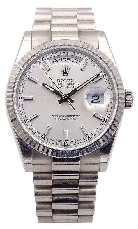 rolex day-date acciaio usato